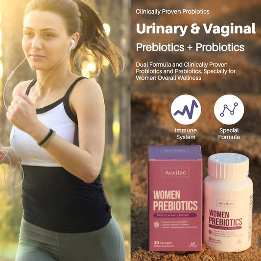 Vaginal Probiotics Women Ph Balance Pills Female Gut Health Prebiotics 60 Billion CFU Capsules
