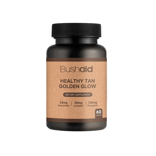 Bushaid Herbal Wellness Supplement with Fenugreek Extract Astaxanthin Lycopene Daily Vitality Support