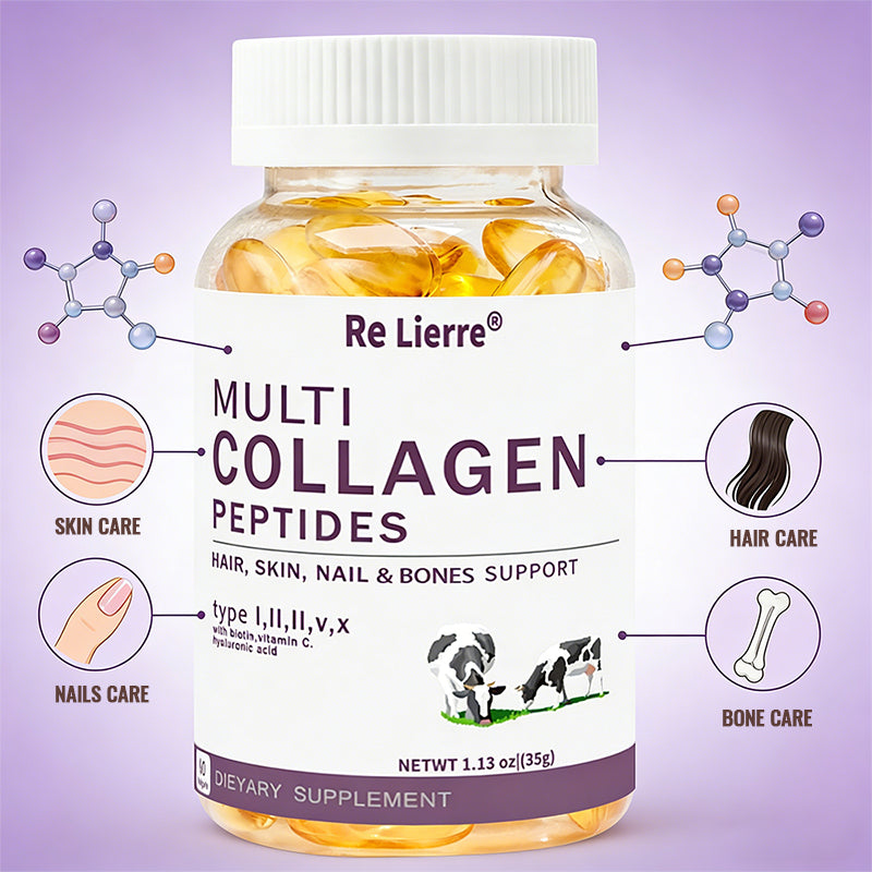 Multi-source Collagen Peptide Soft Capsules
