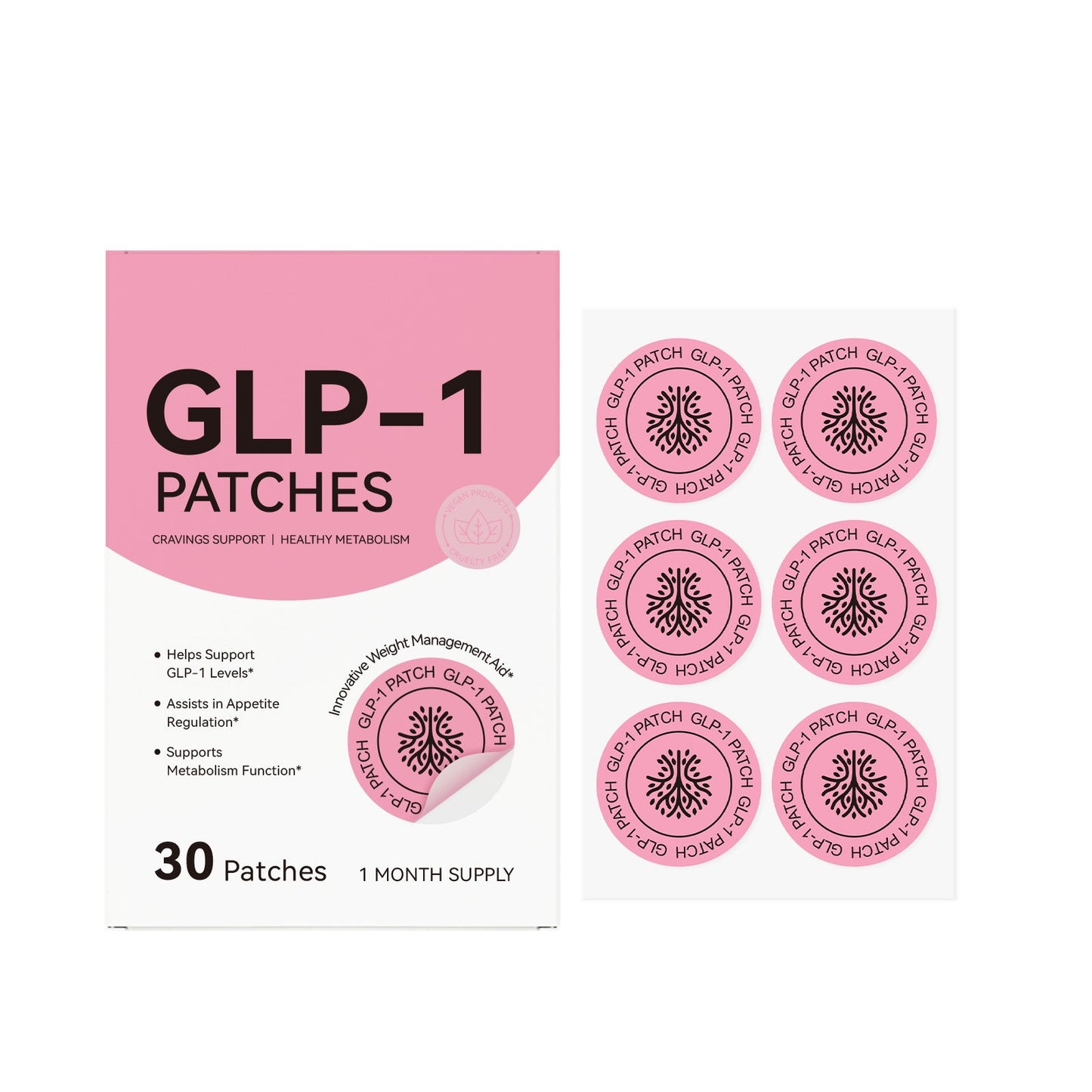 Body Care Patches GLP 1 Patches For Healthy Shape Support 30PCS