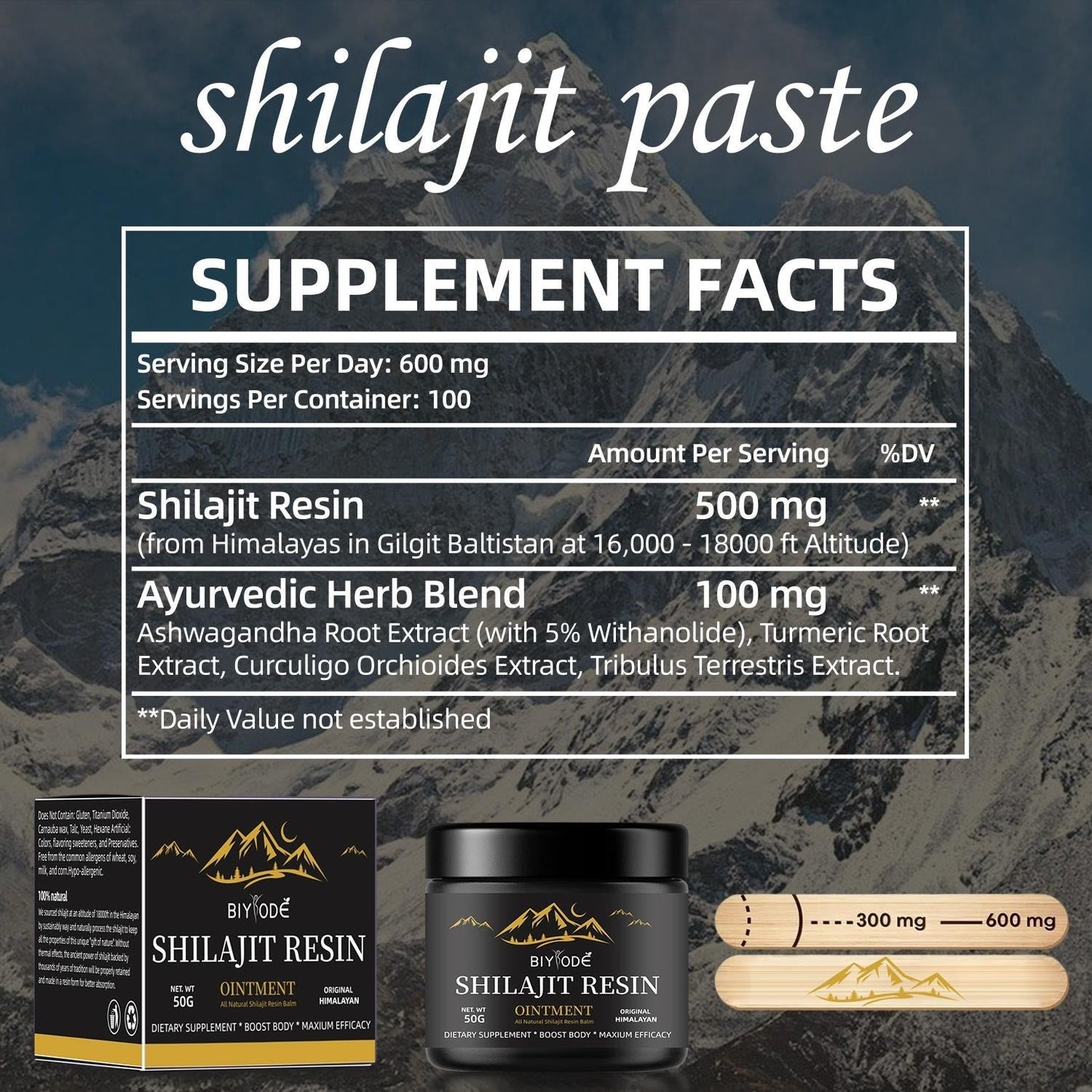 Pure Himalayan Shilajit Gummies With Ashwagandha, Gokshura, Other Herbs L Noadded Sugar L 60 Chewables Edible Supplement