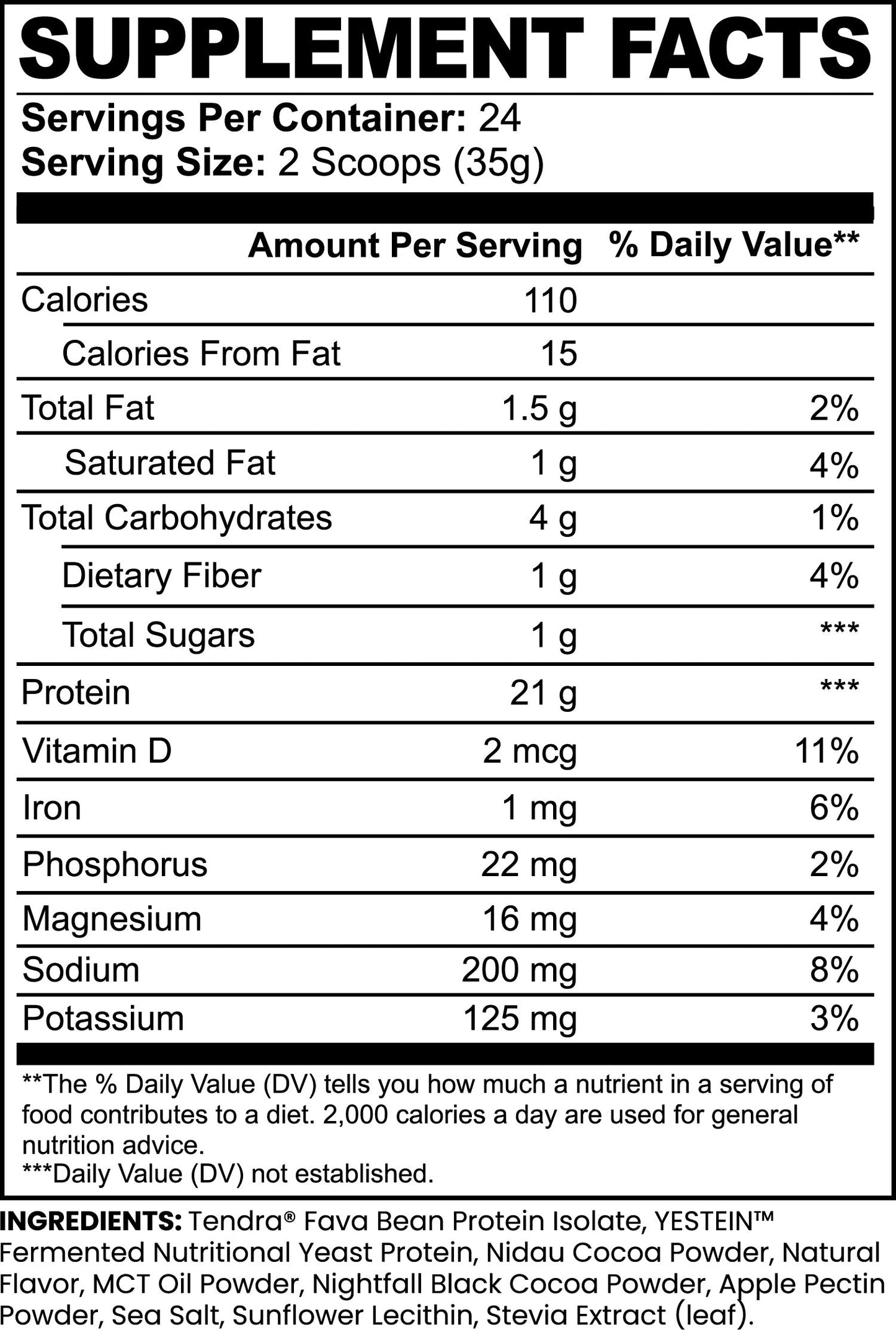 Plant Protein Chocolate 21g Protein, Muscle Recovery, Weight Management, And Digestive Support