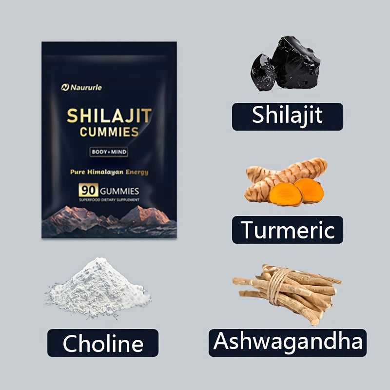 Shilajit Gummies – Himalayan Energy & Vitality Supplement | 90ct