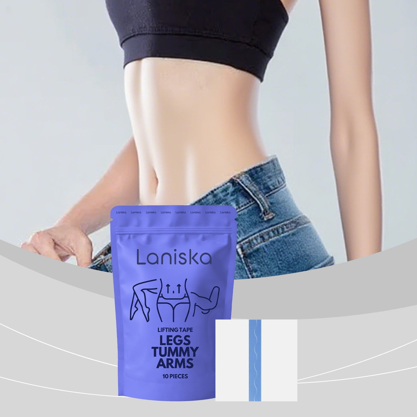 Body Lifting Tape Care Patches Convenient Daily Skincare Patches For The Body 10 pcs