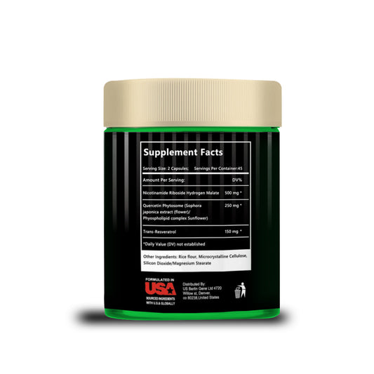 NAD Cellular Renewal Capsules 80 Capsules 2 Month Cellular Revitalization Cycle Triple Defense For Skin Elasticity Cognitive Boost Immune Resilience