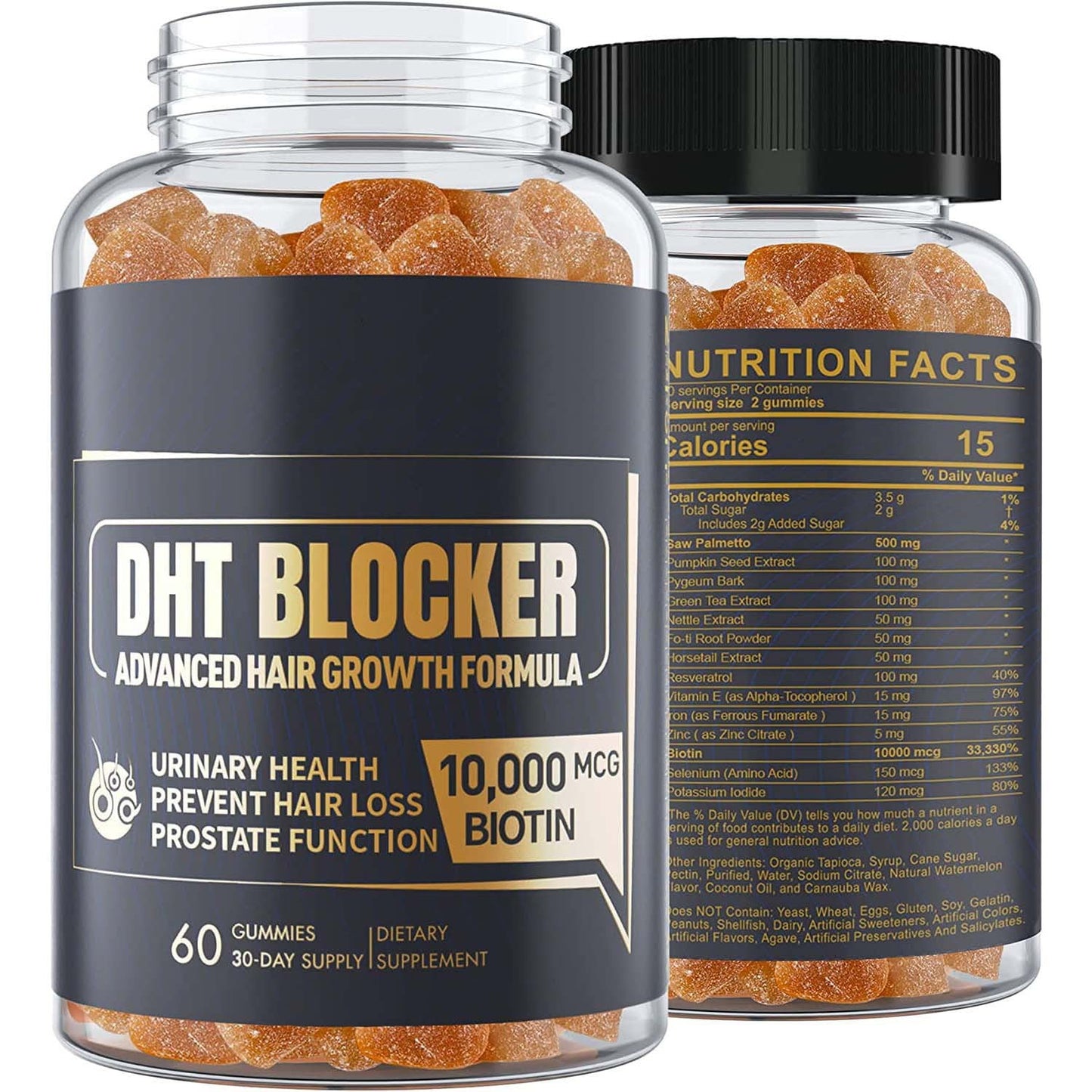 Blocking Agent Soft Candy Hair 60 Capsules DHT Soft Candy