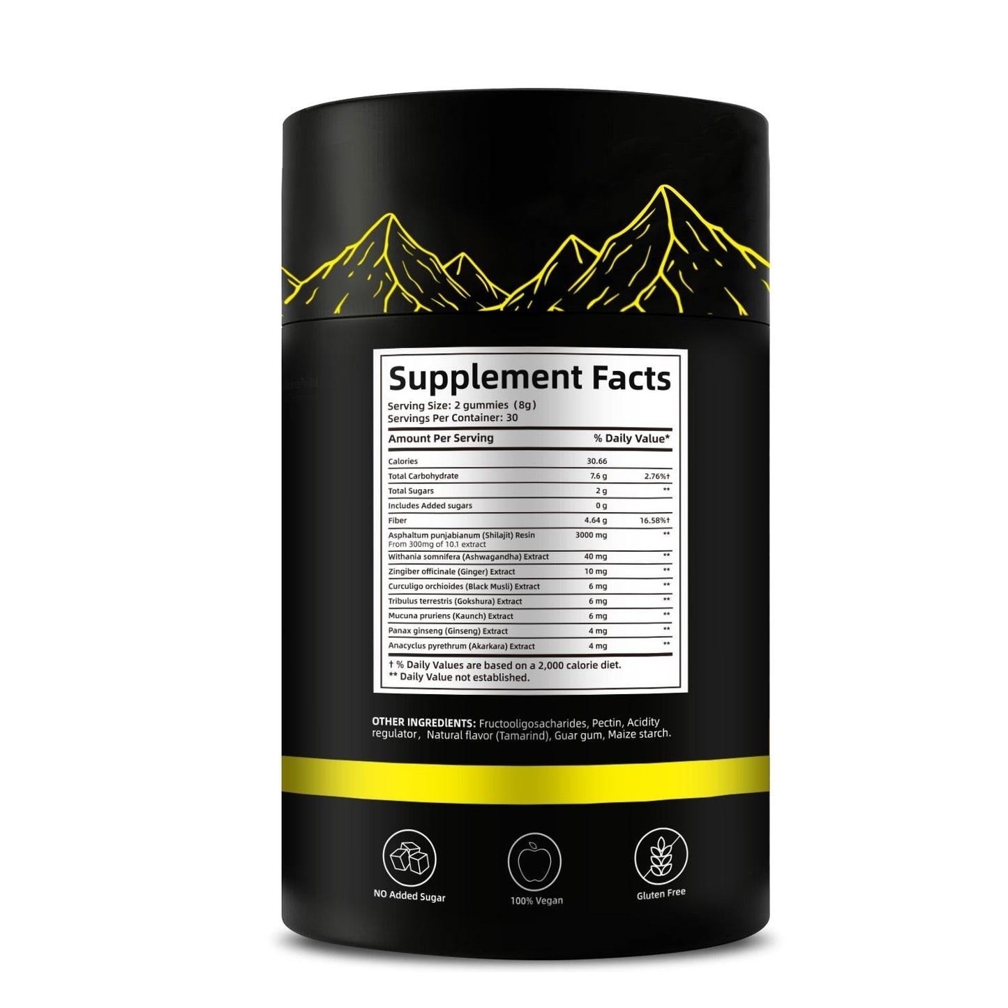 Shilajit & Ashwagandha Gummies – Himalayan Superfood | 60ct