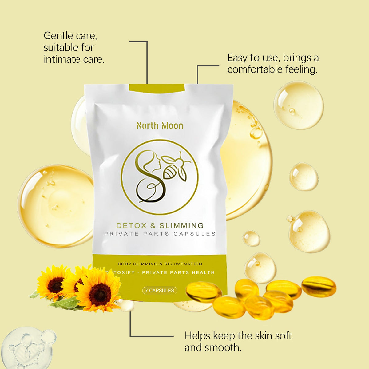 Gentle Cleansing Nourishing Firming Body Skin Balance Care Capsule