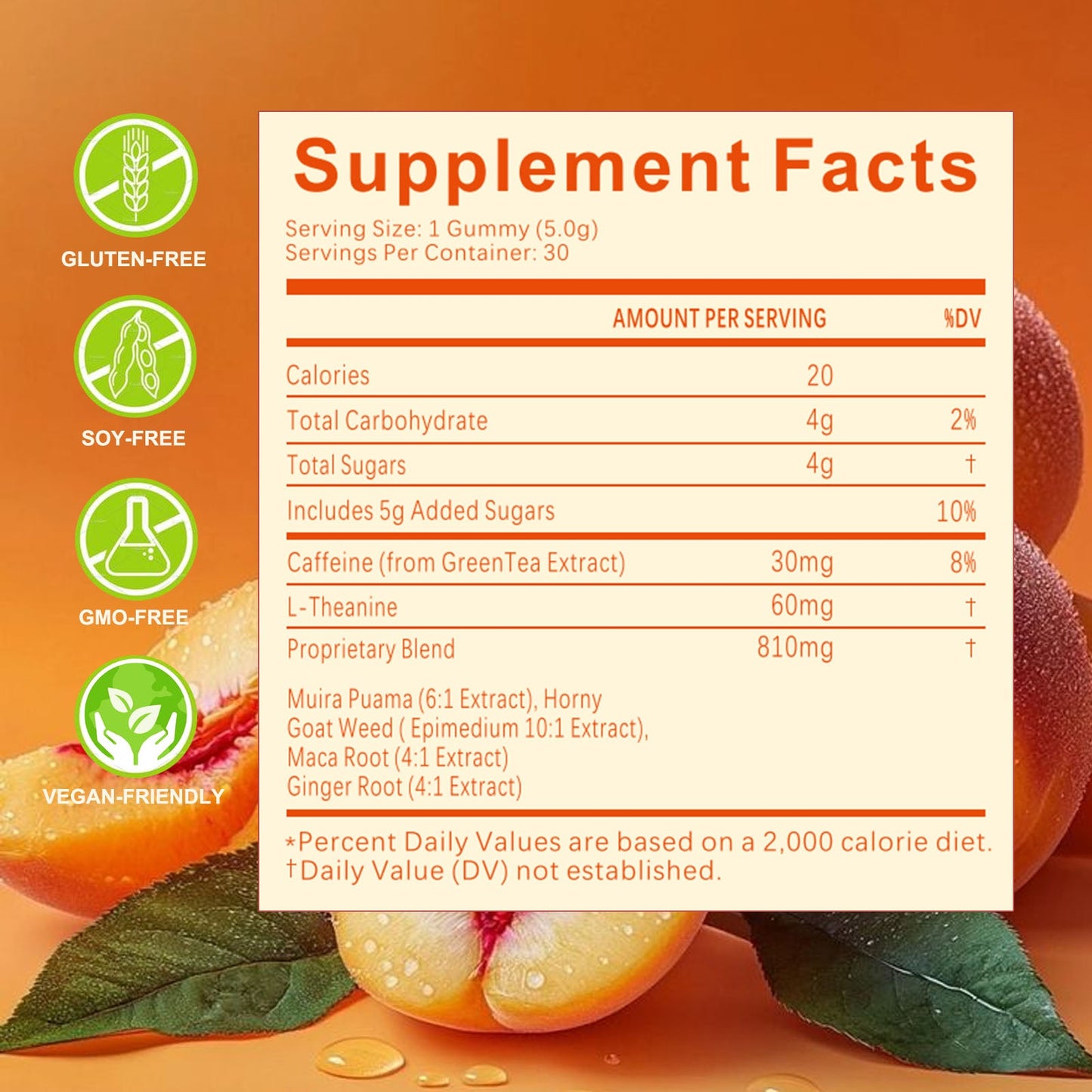 Intimacy Gummies – Maca Root, Chili Pepper & Hormone Balance | 30ct