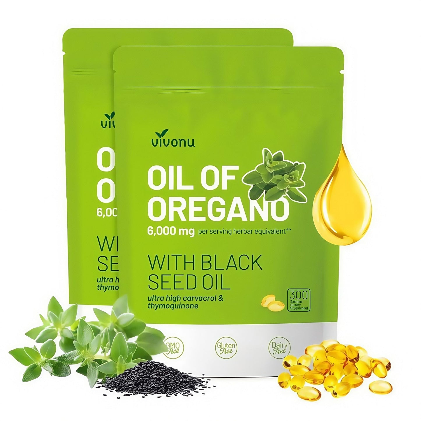 Butter Soft Capsules OIL OF OREGANO
