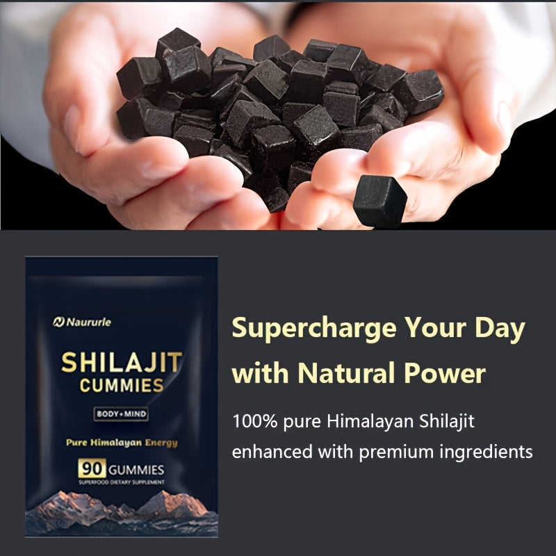 Shilajit Gummies – Himalayan Energy & Vitality Supplement | 90ct